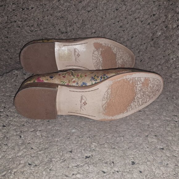 PATRICIA NASH-Carla Prairie Rose Floral Brown-Zipper Bootie-Size 10-Excellent - Picture 8 of 8